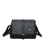 Bolso bandolera solapa tachuelas Caroco